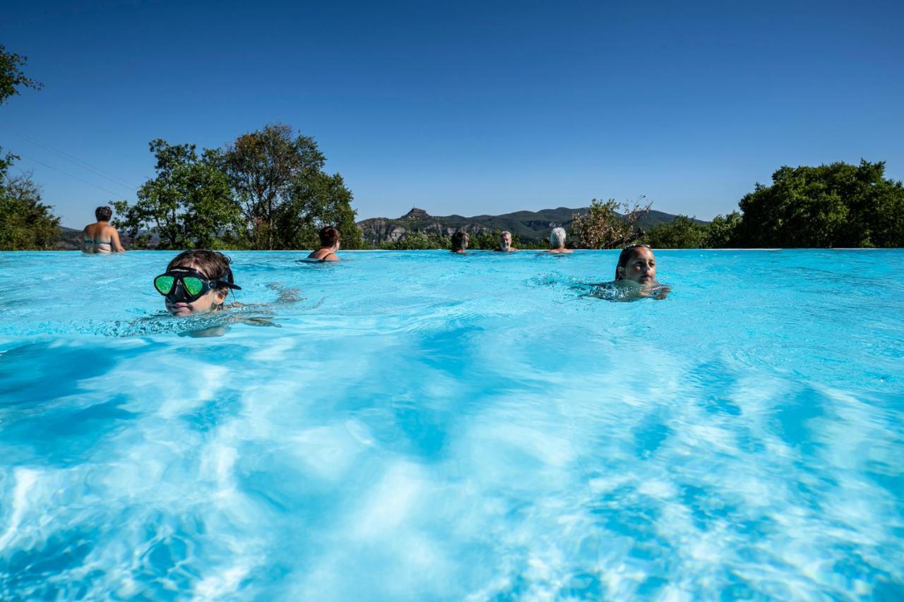 Charmant camping Familiale 3 Etoiles vue 360 plage piscine à débordement empl XXL Labeaume Esterno foto