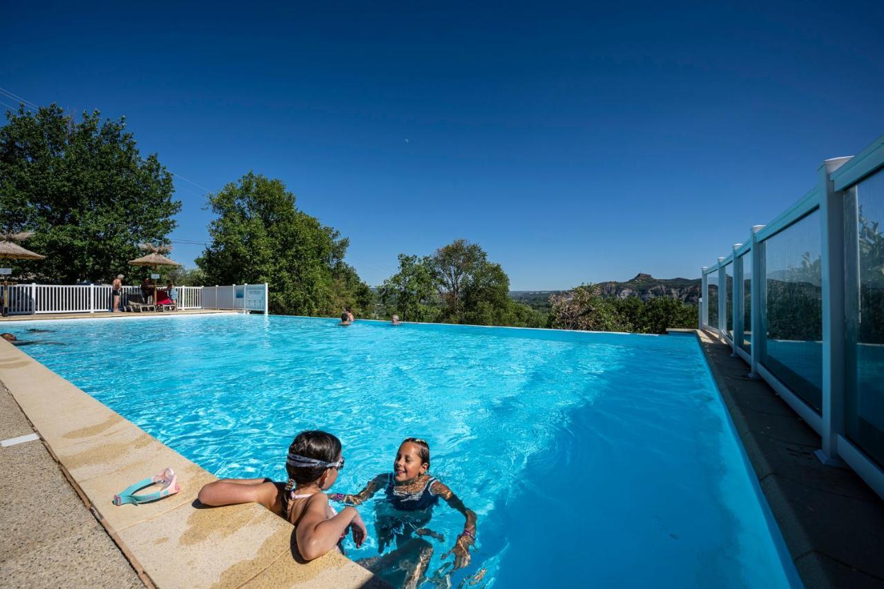 Charmant camping Familiale 3 Etoiles vue 360 plage piscine à débordement empl XXL Labeaume Esterno foto