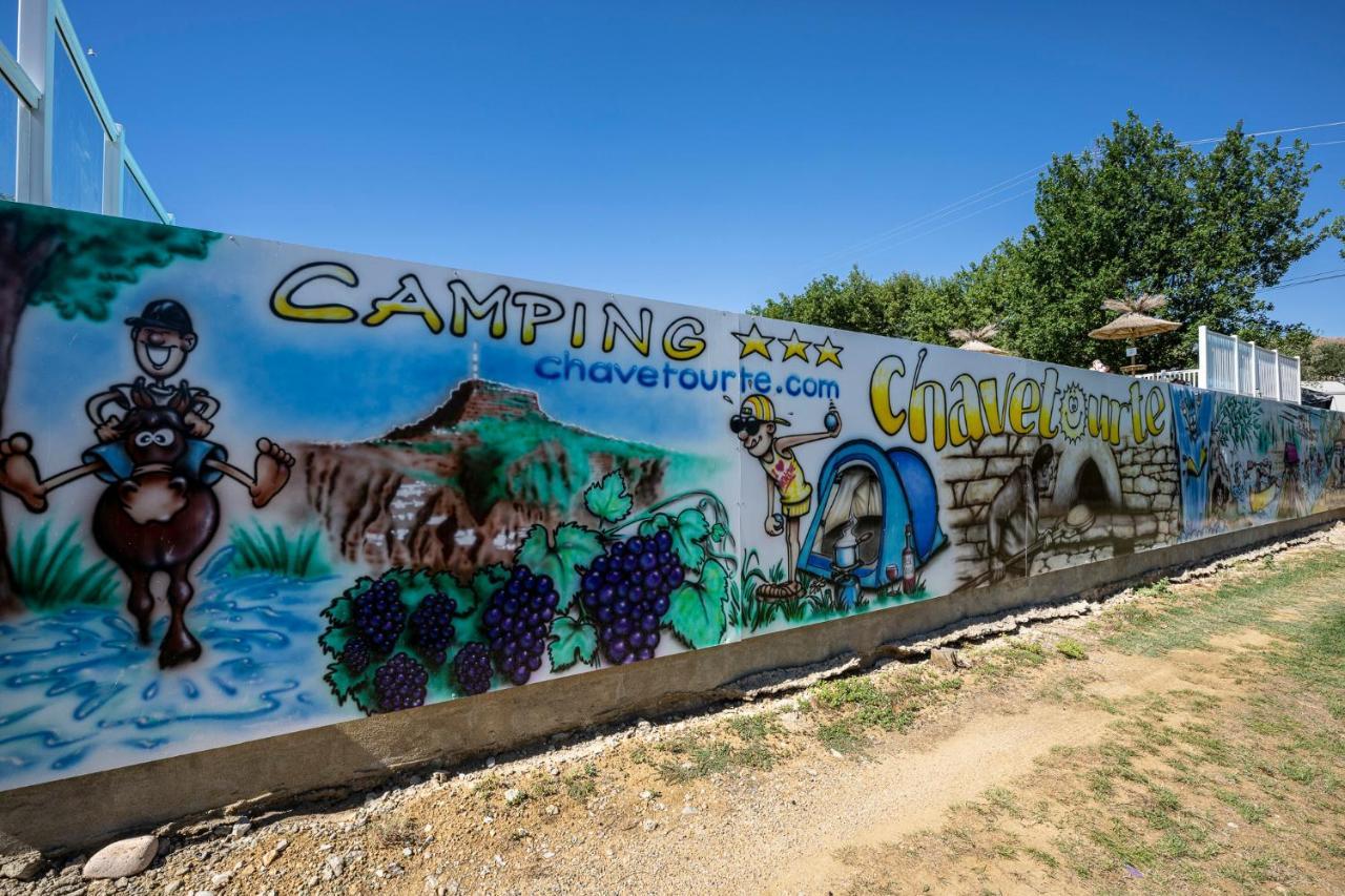 Charmant camping Familiale 3 Etoiles vue 360 plage piscine à débordement empl XXL Labeaume Esterno foto