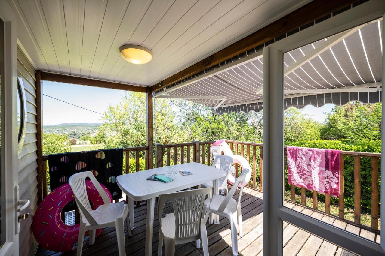 Charmant camping Familiale 3 Etoiles vue 360 plage piscine à débordement empl XXL Labeaume Esterno foto
